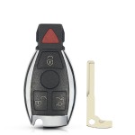 3+1 Buttons  2 Battery 433MHz NEC Chip Remote Key For Mercedes Benz